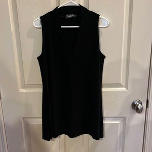 Sympli brand black sleeveless tunic top - size 12